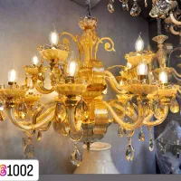 لوستر مدل کریستالی۶شاخه اقساط۶ ماهه و نصب رایگان|لوستر و چراغ آویز|اراک, |دیوار