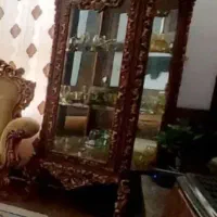 بوفه ویترین دار چوبی|بوفه، ویترین، کنسول|شیراز, کوشک میدان|دیوار