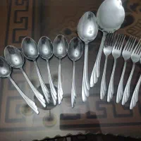 ظروف گل پنبه، قاشق ، سینی ، ارکوپال و ساعت|حراج|مشهد, گلبرگ|دیوار