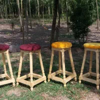 چهارپایه چوبی