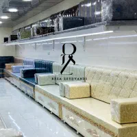 مبل خلیجی غنفه کد ۶۱۸۳۹ زیدوندی|مبلمان خانگی و میز عسلی|اهواز, کمپلو جنوبی|دیوار