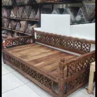 کاناپه سلطنتی سنتی چوبی کد ۶۶۸۸۹|مبلمان خانگی و میز عسلی|قم, شاه ابراهیم|دیوار