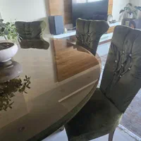 مبل و میز ناهار خوری ۸ نفره چوبی|مبلمان خانگی و میز عسلی|اصفهان, شهرک ولیعصر|دیوار