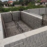 اجرای استخر آرماتوربندی ساختمان بنایی