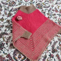 بافت پانچو بچه نو|کفش و لباس بچه|دهدشت, |دیوار