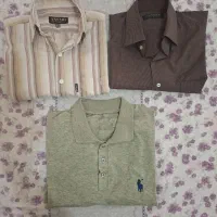 سه عددپیراهن و بلوزمردانه درسه رنگ سایزXL