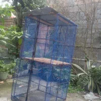 قفس دوطبقه مناسب برای مرغ خروس یا کبوتر