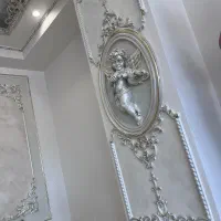 طراح داخلی وپتینه نقاشی ورق طلا ابزارگچبری پیشساخت|خدمات پیشه و مهارت|تبریز, |دیوار
