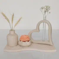 ست دکوری سنگی و شمع تزئینی|صنایع دستی و سایر لوازم تزئینی|مرودشت, علیآباد|دیوار