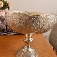 ظرف پایه دار نقره
