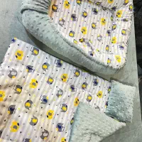 ست خواب ۳ تکه لبه دار سیسمونی نوزاد