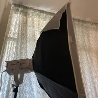 نور استودیویی OVOO + سافت‌باکس و سه‌پایه