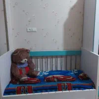 فروش فوری تخت و کمد کودک|تخت و سرویس خواب|فولادشهر, فولادشهر|دیوار