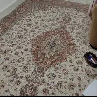 فرش کار کرده 700شانه کرم
