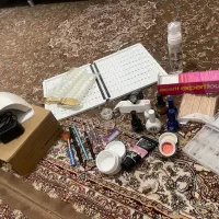 کمی لوازم ناخن موجوده فقط ده در صد استفاده شده