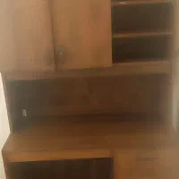 میز کامپیوتر و کتابخونه + نوشت افزار + چراغ مطالعه