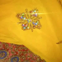 لباس محلی با پارچه هندی|لباس|ایذه, |دیوار