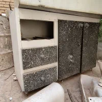 کابینت فلزی ۵ متری سالم همراه با سینک