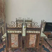 میز ناهار خوری فرفوروژه ۶ نفره|میز و صندلی غذاخوری|تهران, مشیریه|دیوار