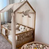 تخت منتسوری کودک|تخت و صندلی بچه|تهران, جوانمردان (اندیشه)|دیوار