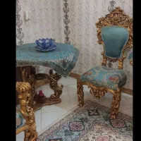 سرویس مبلمان ۷نفره سلطنتی و ناهارخوری ۴نفره|مبلمان خانگی و میز عسلی|کاشان, صنعت|دیوار