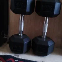 دمبل ده کیلویی شیش ضلعی|تجهیزات ورزشی|شاهین دژ, |دیوار