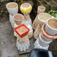 گلدان های سفالی سالم