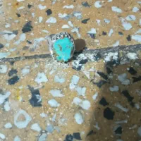 انگشتر فیروزه نقره زنده