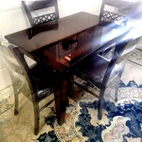 میز نهارخوری ۴نفره|میز و صندلی غذاخوری|شیراز, شاپورجان|دیوار