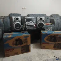 تلوزیون LED برندtcl و رادیو پخش سامسونگ|تلویزیون و پروژکتور|تاکستان, |دیوار