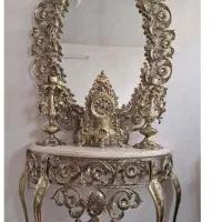 اینه شمعدان طرح برنز
