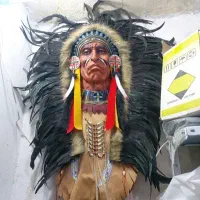 مجسمه های چوبی دکوری سرخپوستی