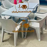 میز و صندلی پلاستیکی مدل سینا نهارخوری  ساندویج