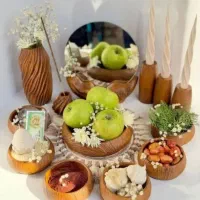 هفت سین طرح چوب