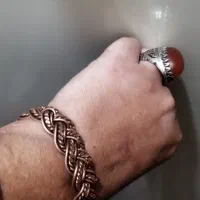 انگشتر تخصیص یمنی با دستبند قدیمی|کلکسیون اشیاء عتیقه|خرم‌آباد, |دیوار