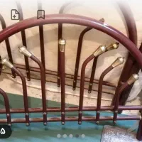 تخت خواب تک نفر اهنی در حد نو