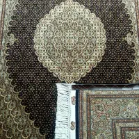 قالیچه سورمه ای ماهی اصل خوی دستباف