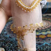 منجوق دوزی چارقد و کت و شال|لباس|داراب, |دیوار