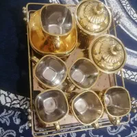 سرویس فنجان نعلبکی قندون سینی|ظروف سرو و پذیرایی|گنبد کاووس, |دیوار