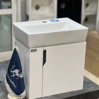 روشویی دیواری آینه بک لایت نئون