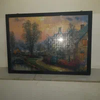 2عددتابلو پازل 1000تکه قاب شده