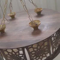 لوستر چوبی|لوستر و چراغ آویز|اراک, |دیوار