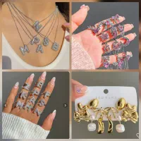 اکسسوری بدلیجات گردنبند فول نگین پینترستی استایل