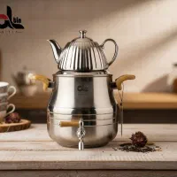 کتری قوری استیل شیر دار