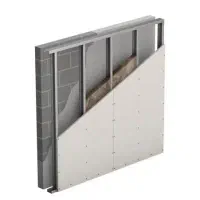 عایق صدا دیوار مشترک / عایق صوتی / پشم سنگ و کناف