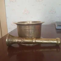 هاونگ قدیمی زرد|ظروف سرو و پذیرایی|کازرون, |دیوار