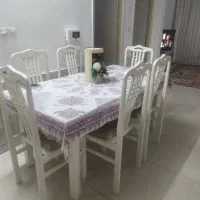 میز نهار خوری|میز و صندلی غذاخوری|تربت‌حیدریه, کاشانی|دیوار