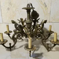 لوستر برنجی کلاسیک طرح فرشته