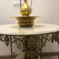 میز گرد برنزی ۹۲سانت|مبلمان خانگی و میز عسلی|تبریز, |دیوار
