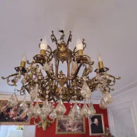 لوستر ۸ شاخه برنز